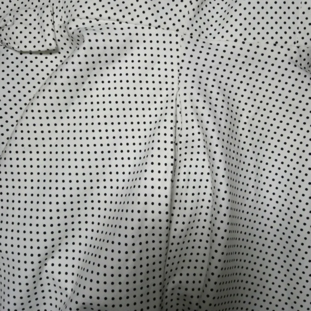 1950s Inspired Swing Dress Collectif Mainline Bertha White-Mini Black Polka Dots - Picture 6 of 7